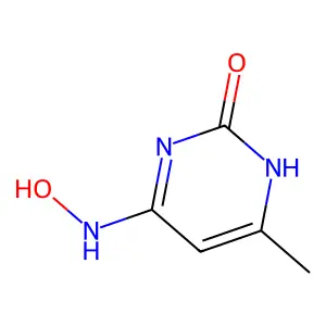 2,4(1H,3H)-Pyrimidinedione, 6-methyl-, 4-oxime structure