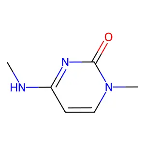 2(1H)-Pyrimidinone, 4-amino-1,N-dimethyl- structure
