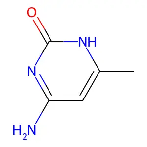 4-Amino-2-hydroxy-6-methylpyrimidine structure