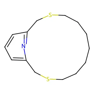 3,11-Dithia-17-azabicyclo[11.3.1]heptadeca-1(17),13,15-triene structure