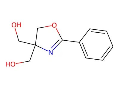 4,4-Bis(hydroxymethyl)-2-phenyl-2-oxazoline structure