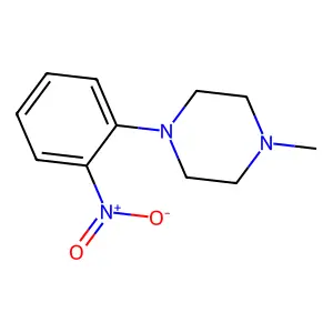 1-Methyl-4-(2-nitrophenyl)piperazine structure