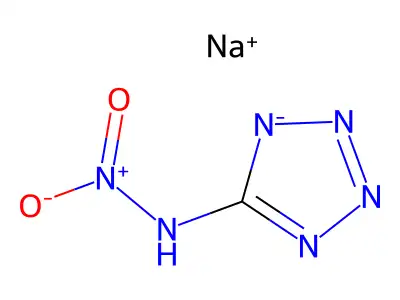 Sodium N-nitro-1H-tetrazol-5-amide structure