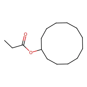 Cyclododecyl propanoate structure