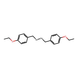 Bis[(4-ethoxyphenyl)methyl]diselane structure