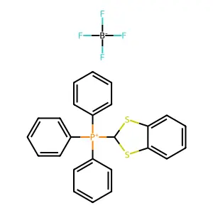 Benzo[1,3]dithiol-2-yl-triphenyl-phosphonium structure