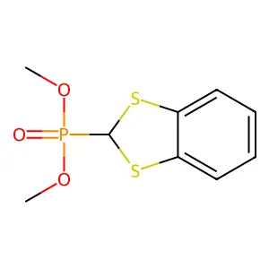 1,3-苯并二硫杂环戊-2-基膦酸二甲酯 structure
