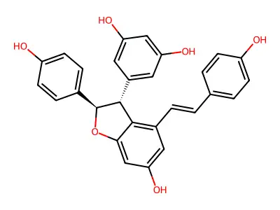 Epsilon-viniferin structure