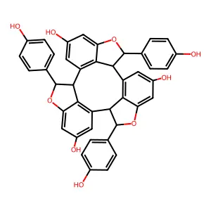 Α-葡萄素 structure