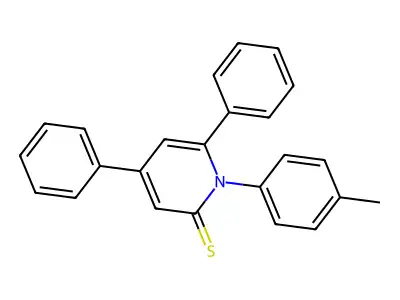 2(1H)-Pyridinethione, 1-(4-methylphenyl)-4,6-diphenyl- structure