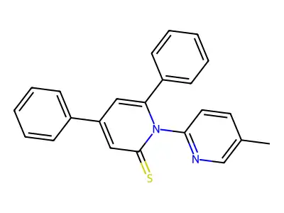 [1(2H),2'-Bipyridine]-2-thione, 5'-methyl-4,6-diphenyl- structure