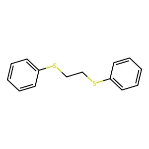 Benzene, 1,1'-(1,2-ethanediylbis(thio))bis- structure
