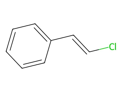 β-氯苯乙烯 structure