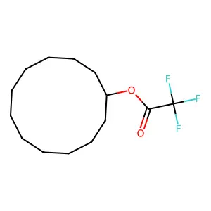 Cyclododecanol, TFA structure