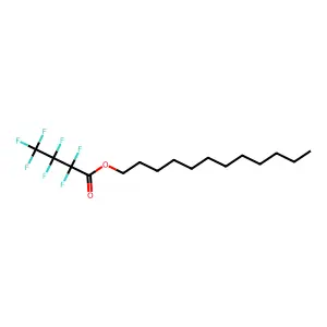 Dodecyl heptafluorobutanoate structure