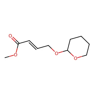 2-Butenoic acid, 4-[(tetrahydro-2H-pyran-2-yl)oxy]-, methyl ester, (Z)- structure