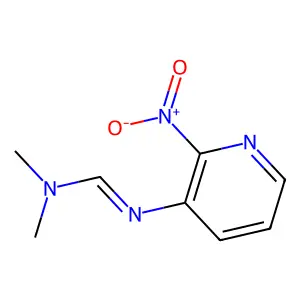Methanimidamide, N,N-dimethyl-N'-(2-nitro-3-pyridinyl)- structure