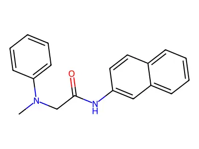 Acetamide, 2-(methylphenylamino)-N-2-naphthalenyl- structure