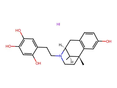 N-(2,4,5-Trihydroxyphenethyl)normetazocine structure