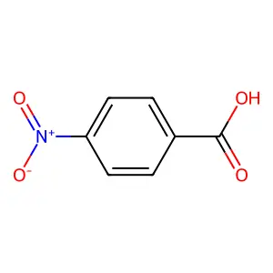 4-硝基苯甲酸 structure