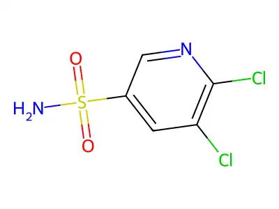 5,6-Dichloropyridine-3-sulfonamide structure