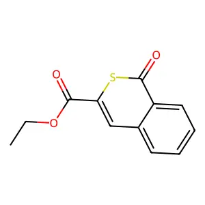 ethyl 1-oxo-1H-isothiochromene-3-carboxylate structure