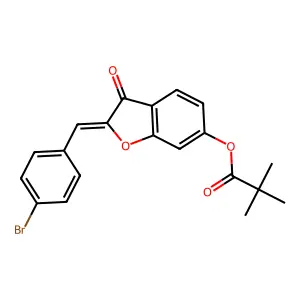 C20H17BrO4 structure