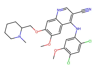 4-phenylamino-3-quinolinecarbonitrile 9 structure