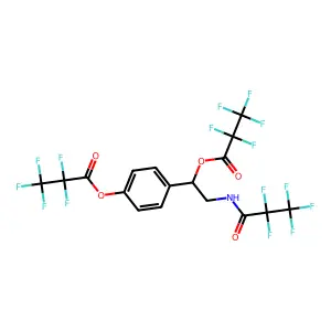 Octopamine, tri-PFP structure