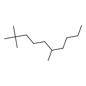 2,2,6-Trimethyldecane structure