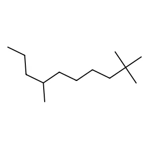 2,2,7-Trimethyldecane structure