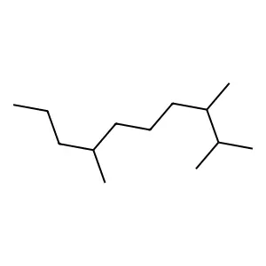 2,3,7-Trimethyldecane structure