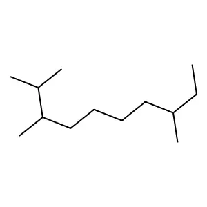 2,3,8-Trimethyldecane structure