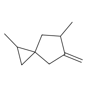 1,5-Dimethyl-6-methylenespiro(2.4)heptane structure