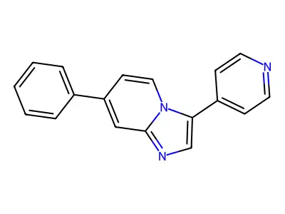 7-Phenyl-3-(pyridin-4-yl)imidazo[1,2-a]pyridine structure