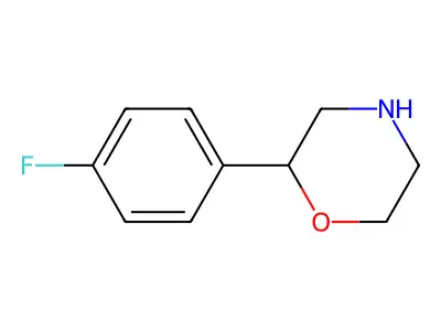 2-(4-Fluorophenyl)morpholine structure