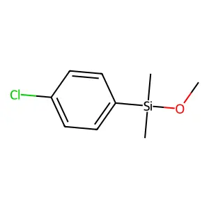 (4-Chlorophenyl)methoxydimethylsilane structure