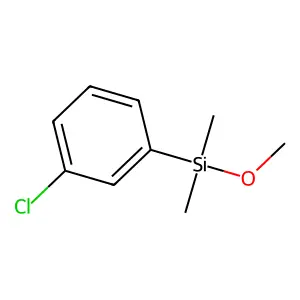 Silane, (3-chlorophenyl)methoxydimethyl- structure