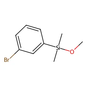 Silane, (3-bromophenyl)methoxydimethyl- structure