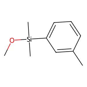 Silane, methoxydimethyl(3-methylphenyl)- structure