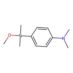 Benzenamine, 4-(methoxydimethylsilyl)-N,N-dimethyl- structure