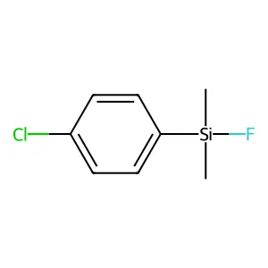 Silane, (4-chlorophenyl)fluorodimethyl- structure