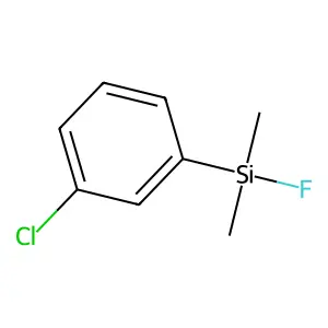 Silane, (3-chlorophenyl)fluorodimethyl- structure