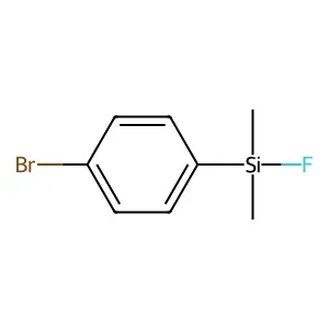 Silane, (4-bromophenyl)fluorodimethyl- structure