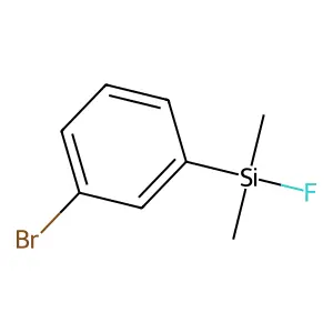 Silane, (3-bromophenyl)fluorodimethyl- structure