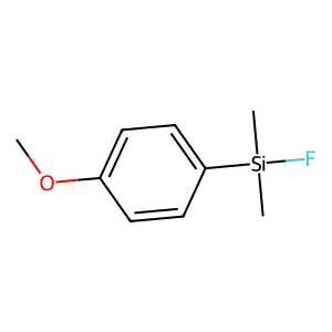 Silane, fluoro(4-methoxyphenyl)dimethyl- structure