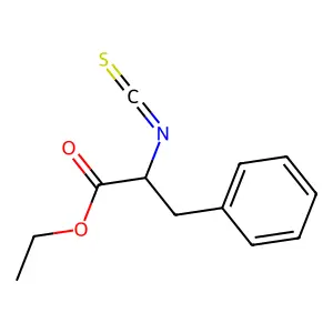 Ethyl 2-isothiocyanato-3-phenylpropanoate structure