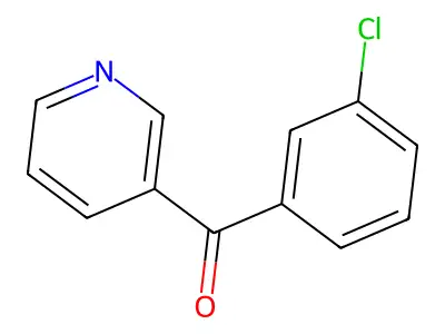 (3-Chlorophenyl)(pyridin-3-yl)methanone structure