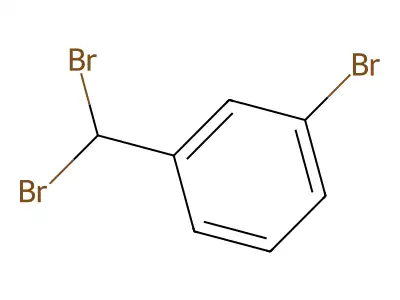 Benzene, 1-bromo-3-(dibromomethyl)- structure