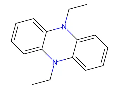 5,10-Diethylphenazine structure